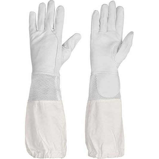 Premium Goat Leather Beekeeping Gloves | Sting-Proof & Ventilated