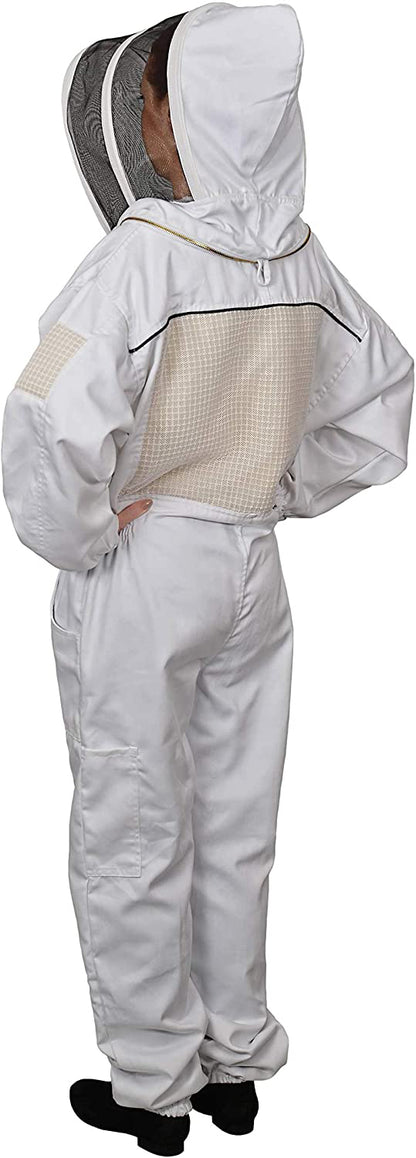  Ventilated Beekeeping Suit with Fencing Veil 