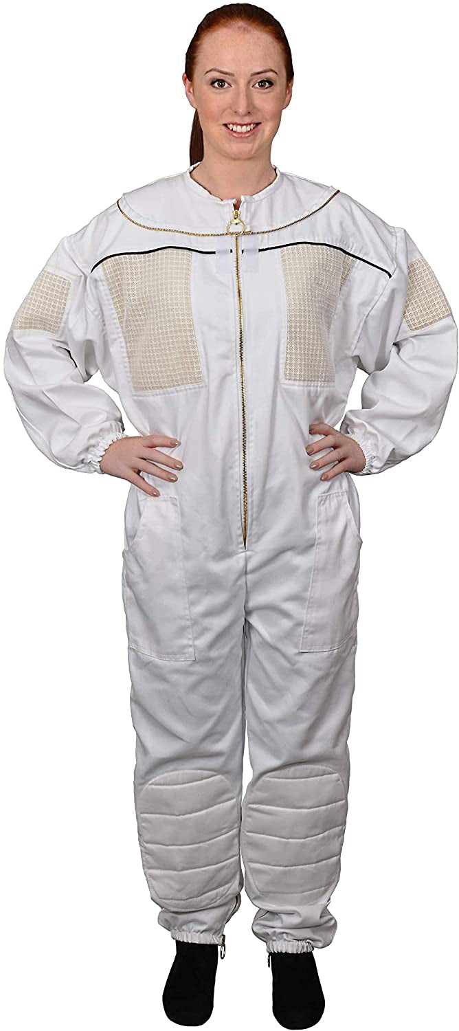  Ventilated Beekeeping Suit with Fencing Veil 
