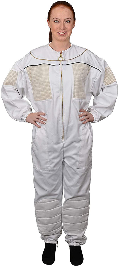  Ventilated Beekeeping Suit with Fencing Veil 