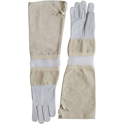 Ultra-Flex Goatskin Beekeeping Gloves | Toggle Sleeve Seal