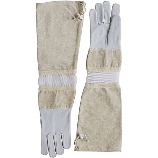 Ultra-Flex Goatskin Beekeeping Gloves | Toggle Sleeve Seal